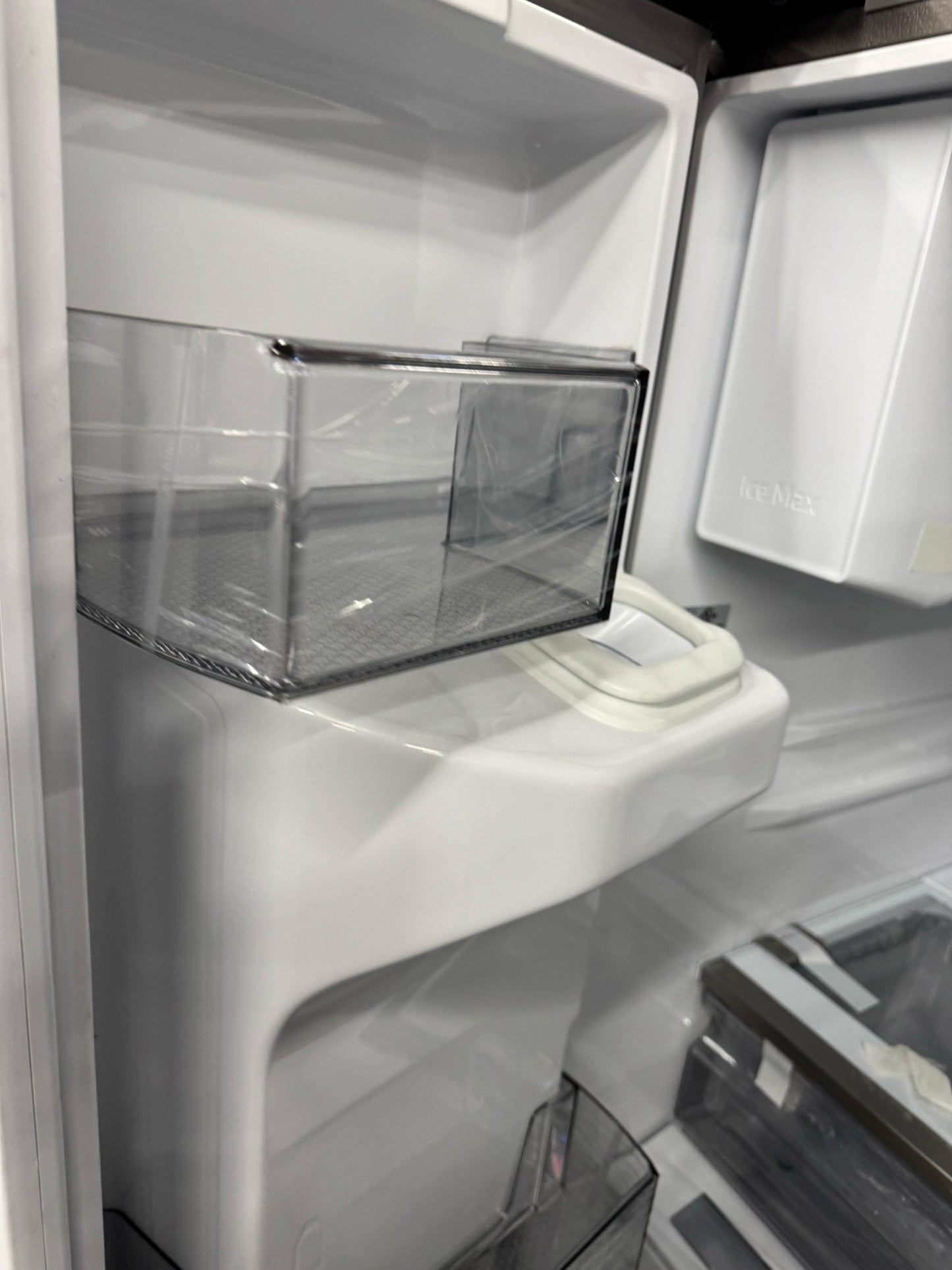 25 cu. ft. Mega Capacity 3-Door French Door Counter Depth Refrigerator with Family Hub in Stainless Steel