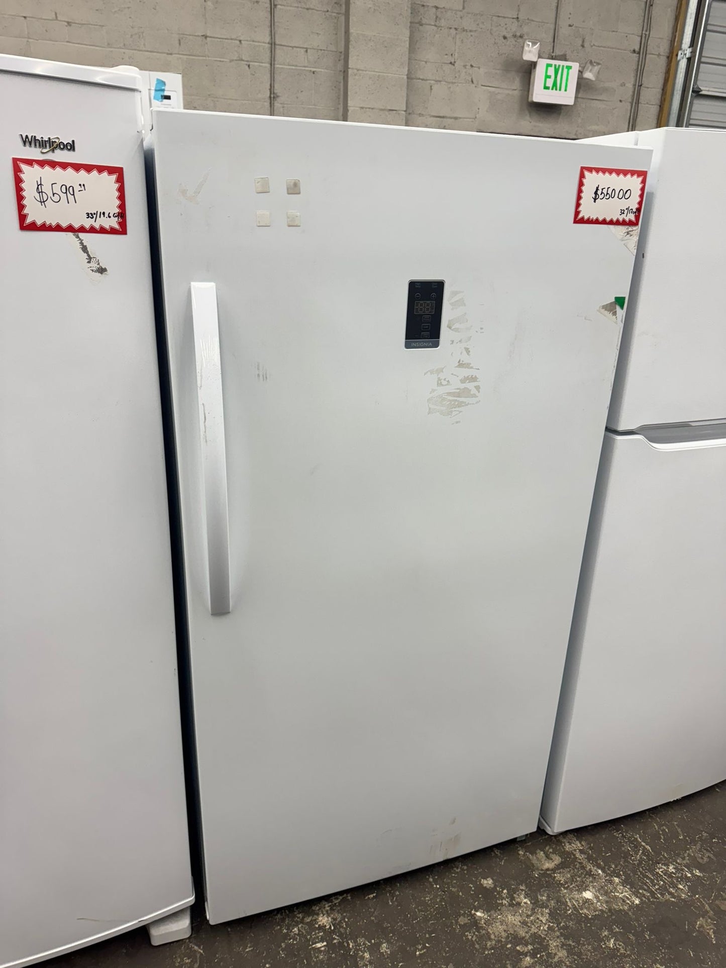 Brand New Insignia 32” Upright Freezer
