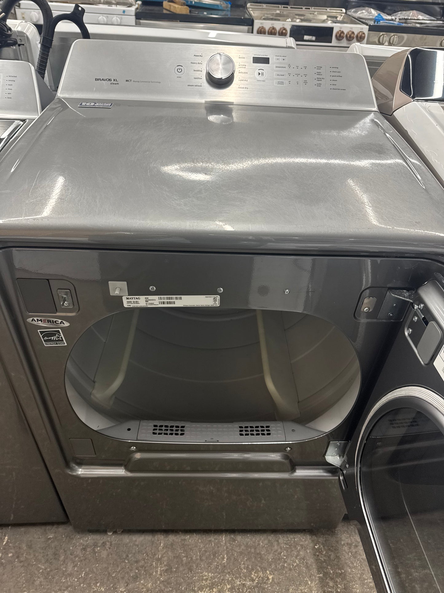 Maytag Bravos XL Washer and Electric Dryer Top Load Set