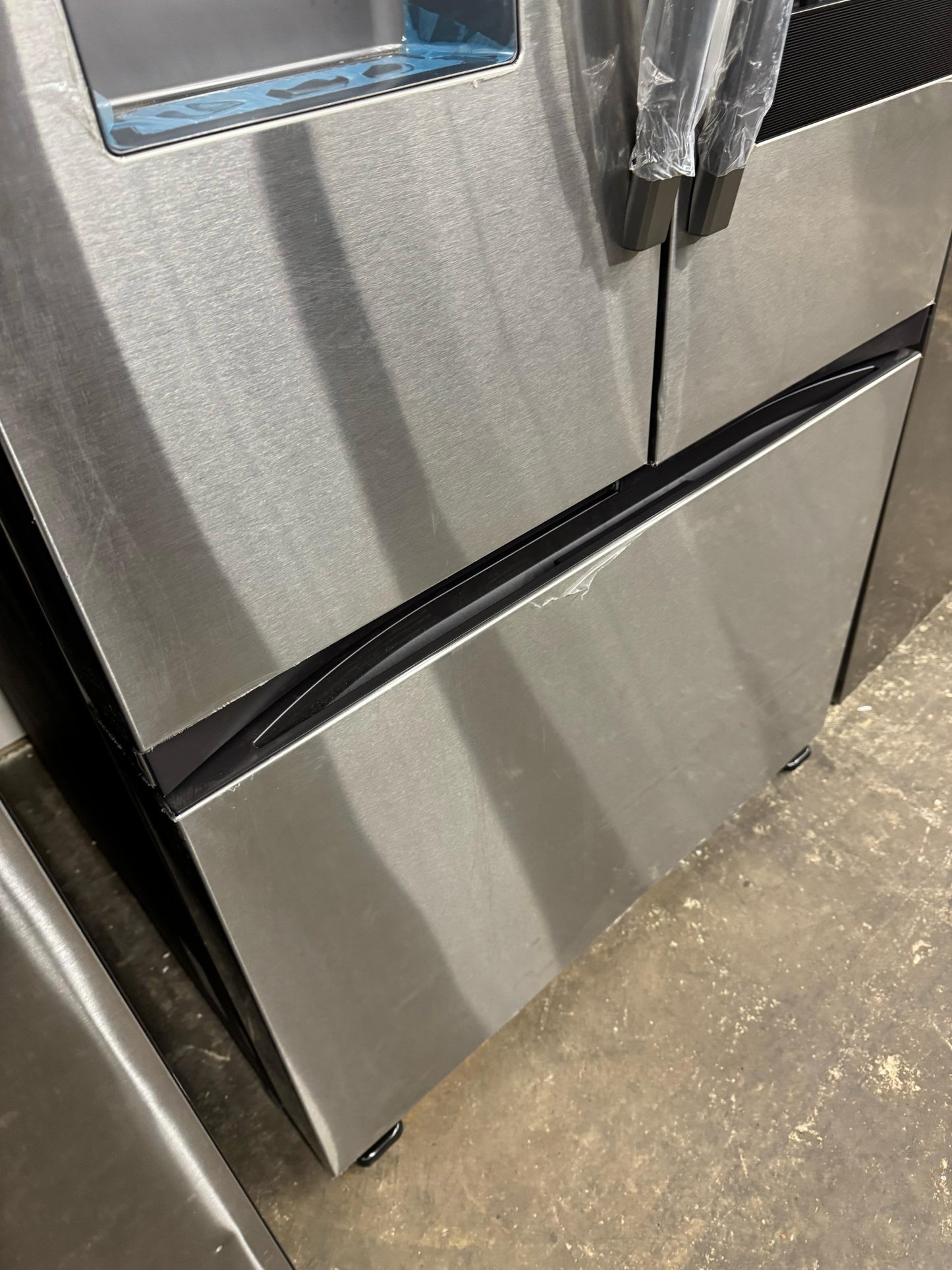 25 cu. ft. Mega Capacity 3-Door French Door Counter Depth Refrigerator with Family Hub in Stainless Steel