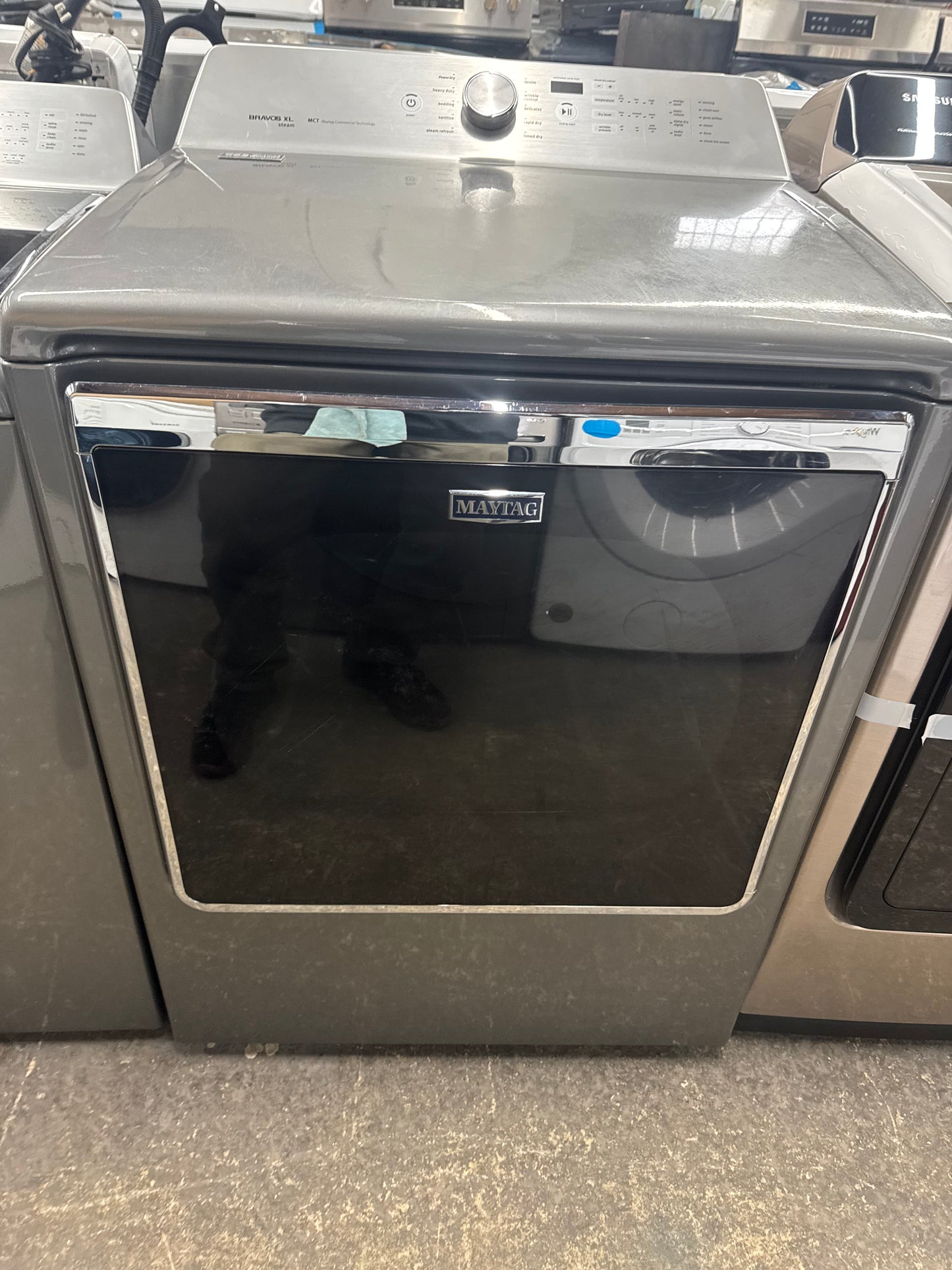 Maytag Bravos XL Washer and Electric Dryer Top Load Set