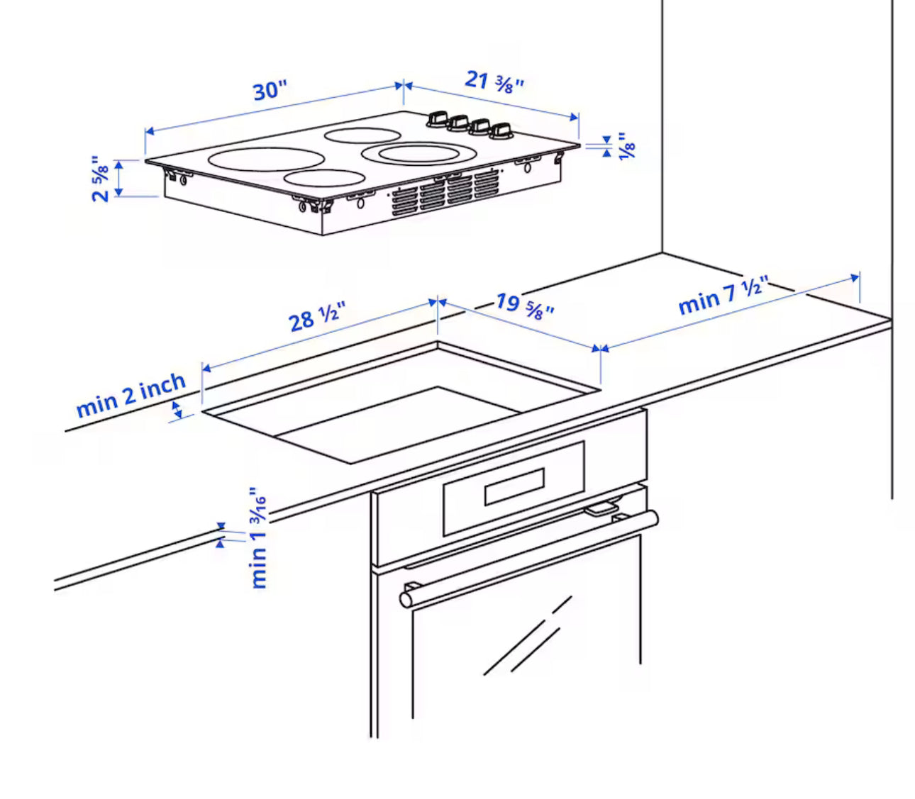 Brand new Ikea 30in Electric Cooktop