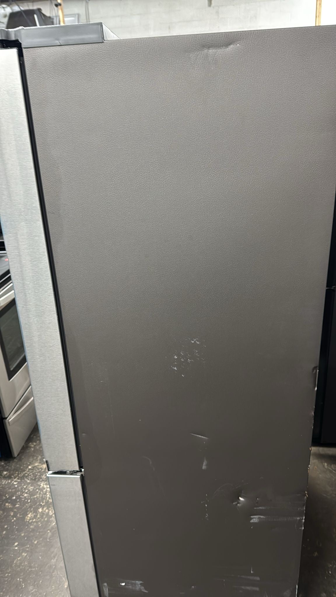25 cu. ft. Mega Capacity 3-Door French Door Counter Depth Refrigerator with Family Hub in Stainless Steel