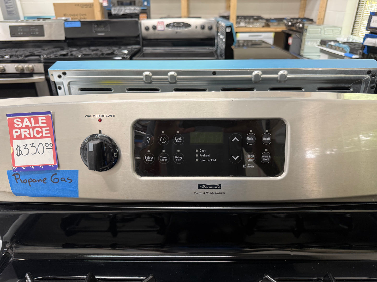Kenmore 790.78733402 30” Freestanding Propane Gas Range