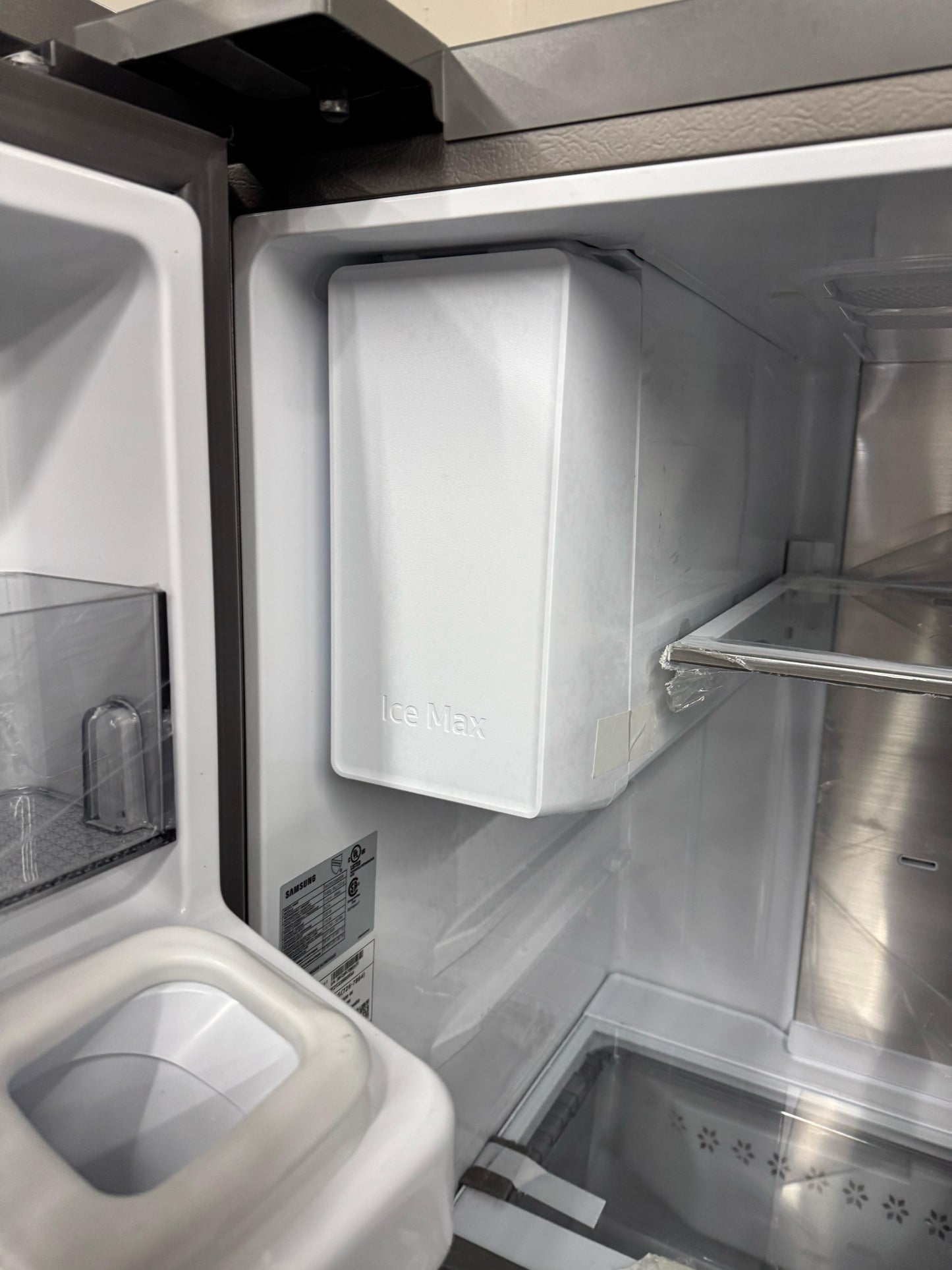 25 cu. ft. Mega Capacity 3-Door French Door Counter Depth Refrigerator with Family Hub in Stainless Steel