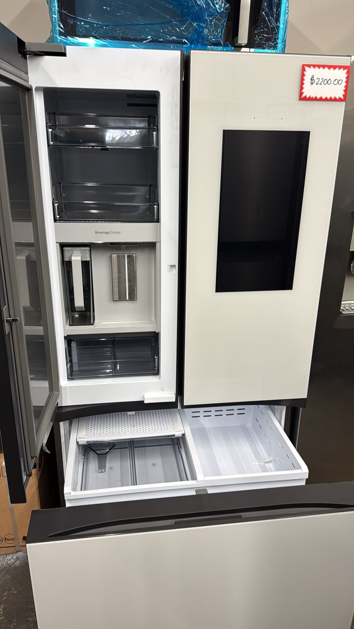Brand New Samsung Bespoke 36in French Door Family Hub Refrigerator