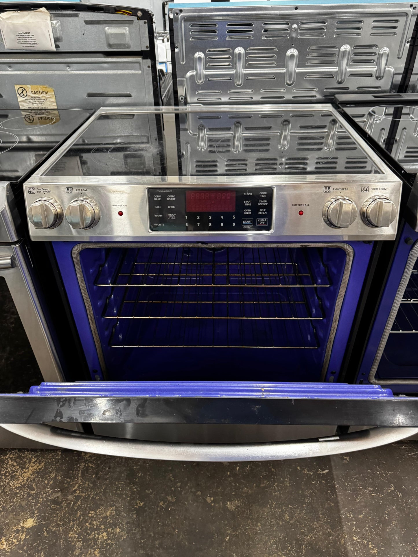 LG 30in Slide In Electric Stove