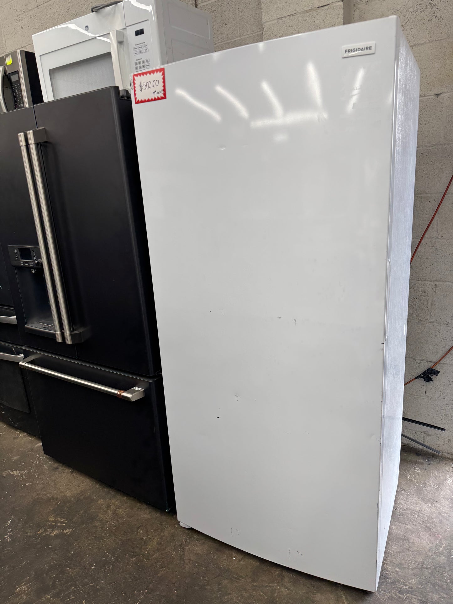 32.6 in. 20 cu. Ft. Frost Free Defrost, Garage Ready Upright Freezer in White, ENERGY STAR