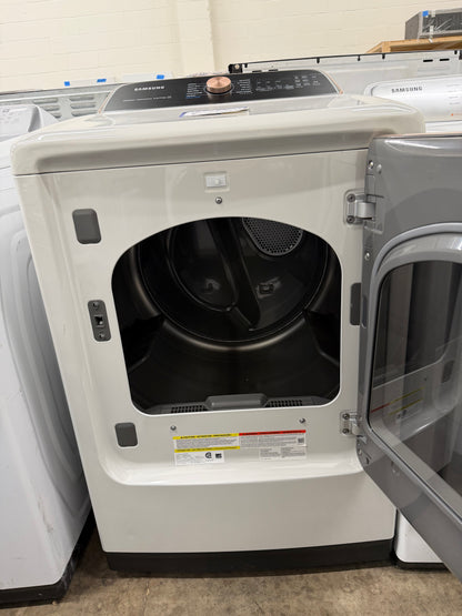 Samsung DVE52A5500W 7.4 Cu. Ft. Smart Electric Dryer with Steam Sanitize+ – White