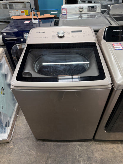 Samsung Washer and Electric Dryer Set WA54R7600AC and DVE52A5500C