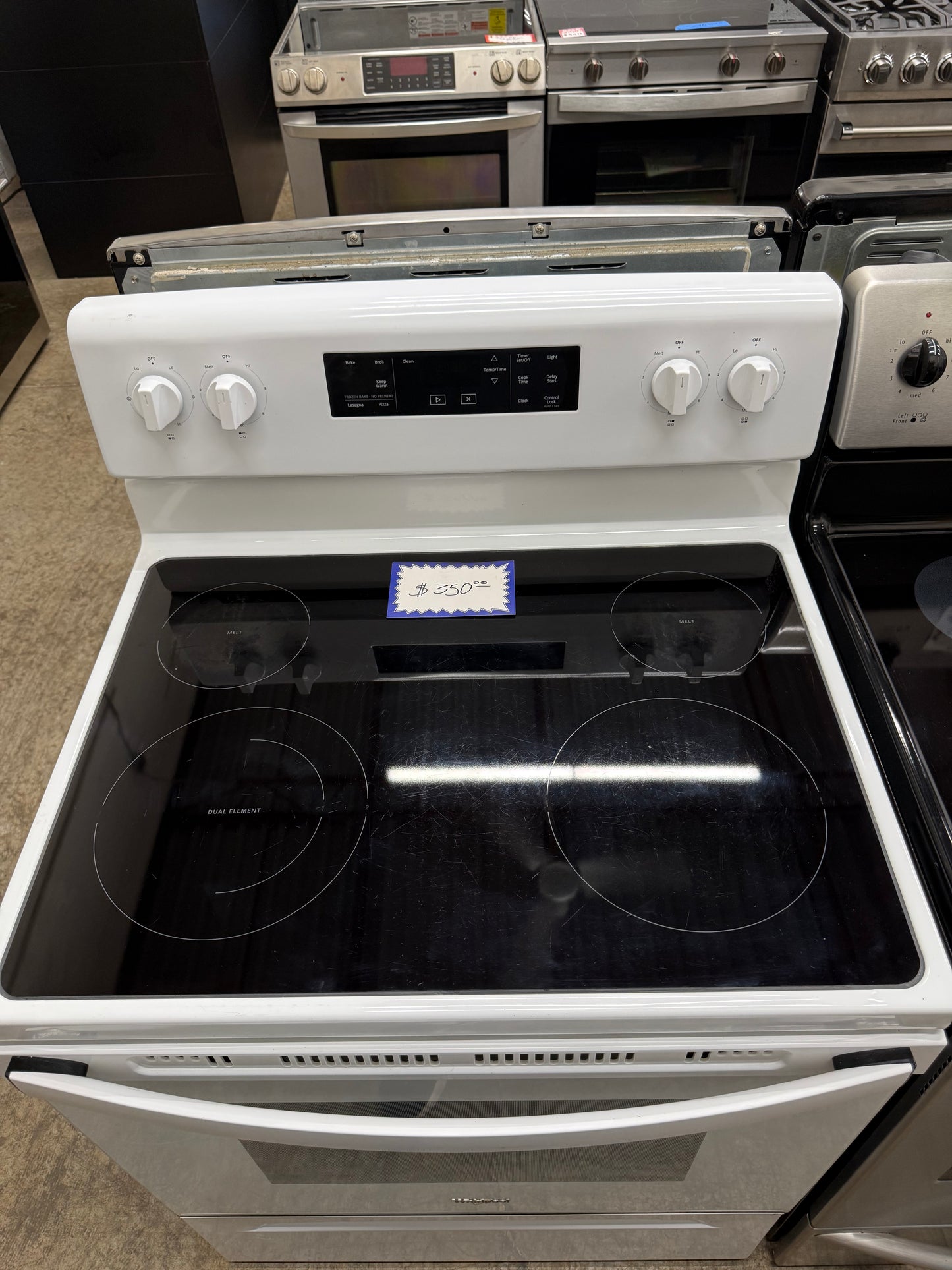 Whirlpool 30” 5.3 Cu. Ft. Freestanding Electric Range with Keep Warm – White