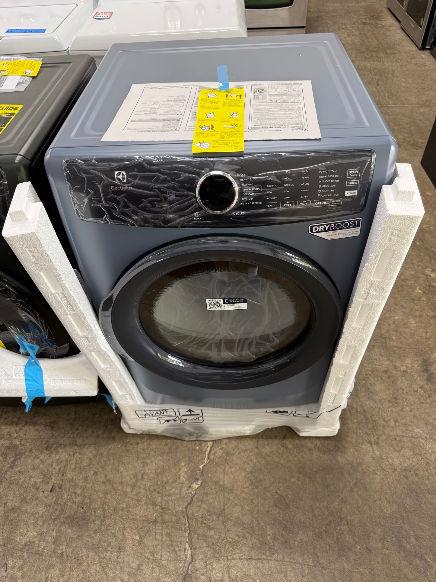 Electrolux ELFE7437AD 8.0 Cu. Ft. Front Load Electric Dryer with Perfect Steam