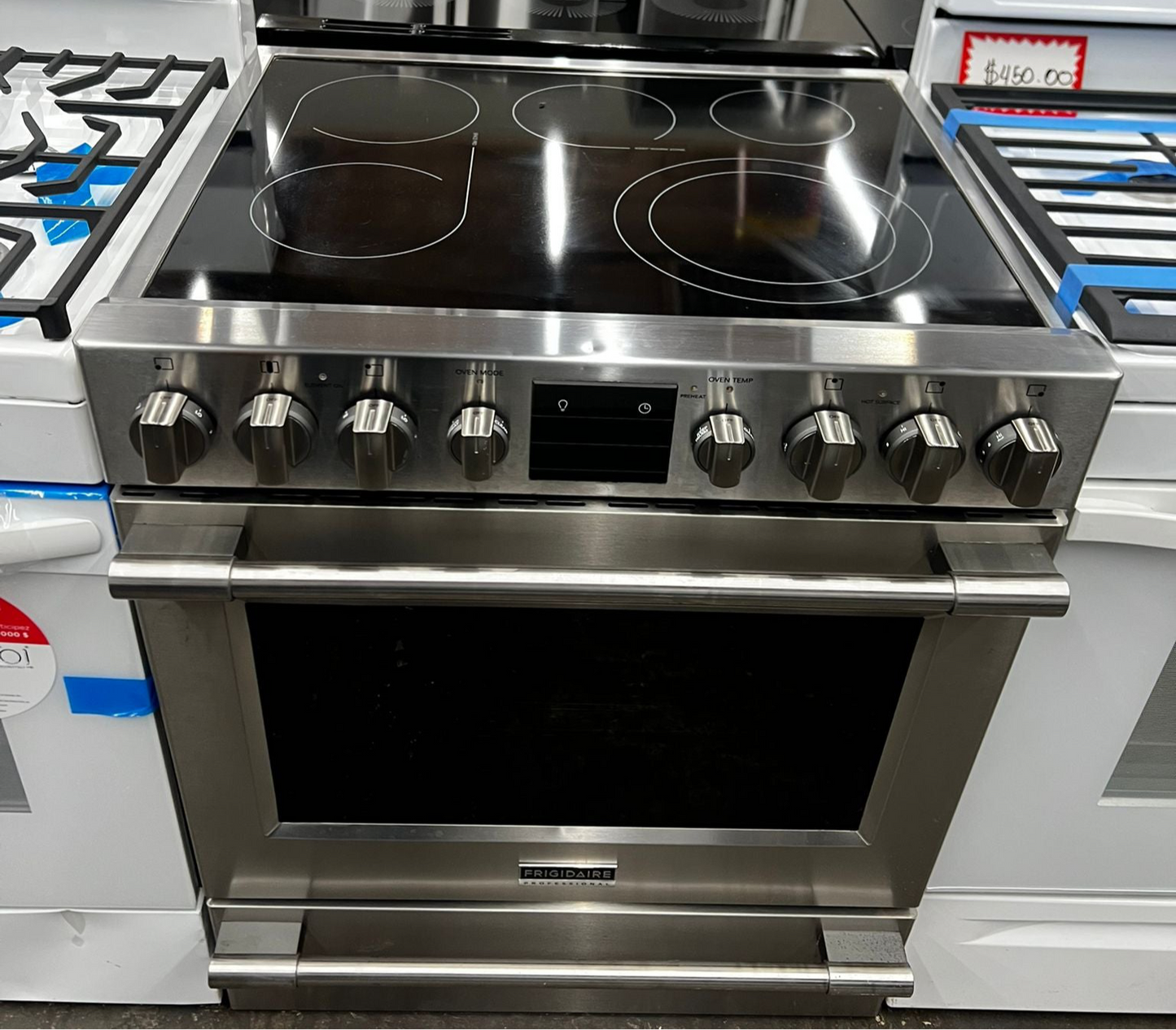 Frigidaire Professional Series  PCFE3080AF
30 Inch Slide-In Electric Range with 5 Elements, 6.2 cu. ft. Total Convection Oven, Air Fry, Storage Drawer