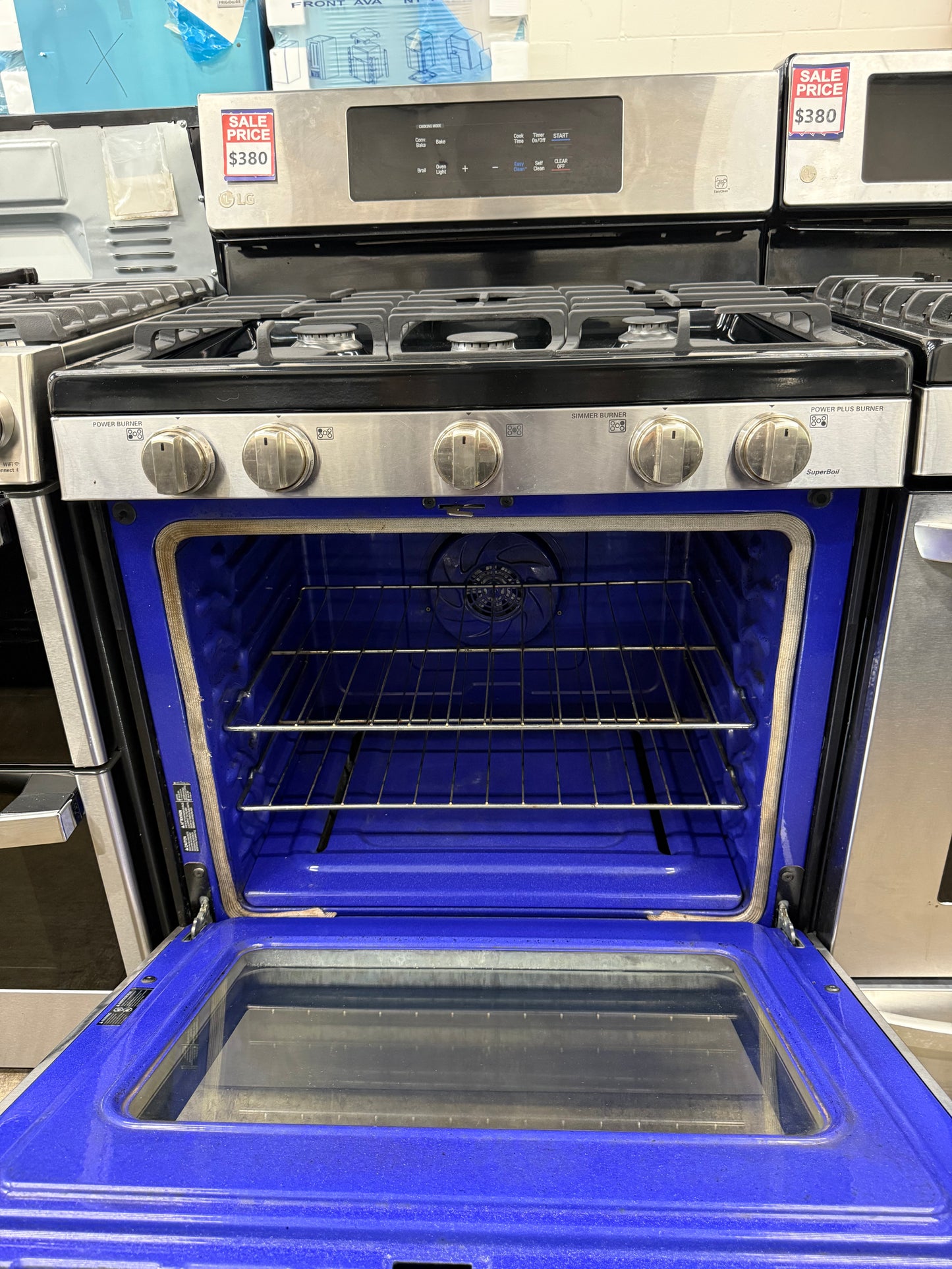 LG LRG3081ST/00 30” 5.4 Cu. Ft. Freestanding Gas Range with EasyClean® – Stainless Steel