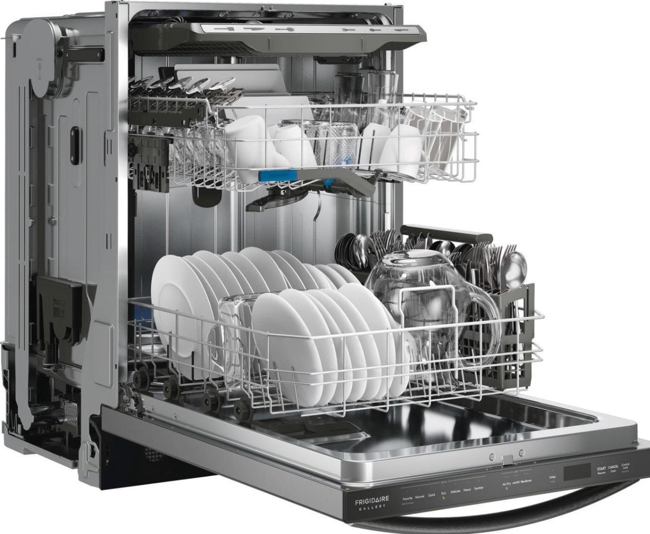 Frigidaire Gallery GDSH4715AF0A – 24” Top Control Built-In Dishwasher – Smudge-Proof® Stainless Steel