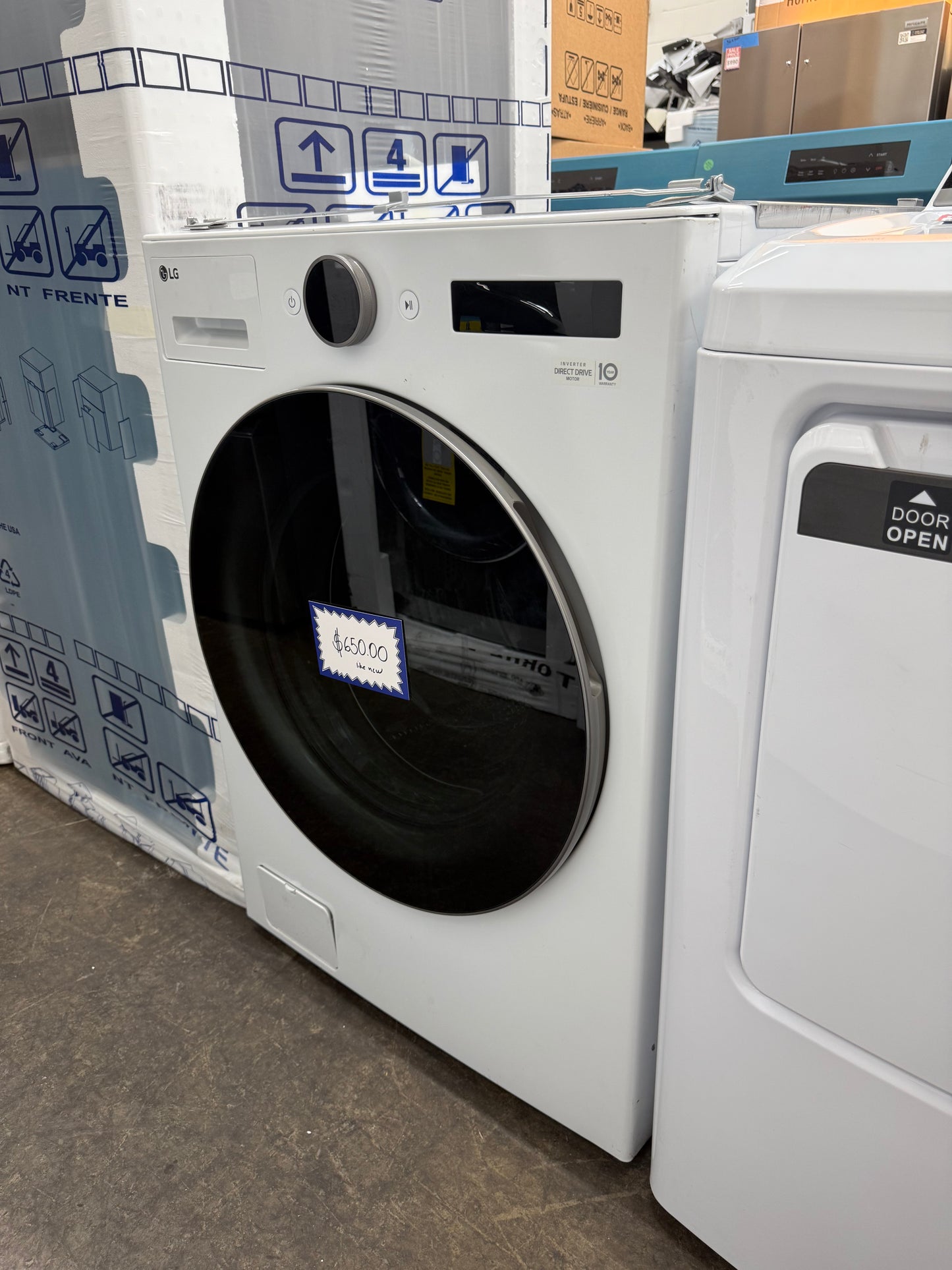 LG WM5500HWA 4.5 Cu. Ft. Smart Front Load Washer