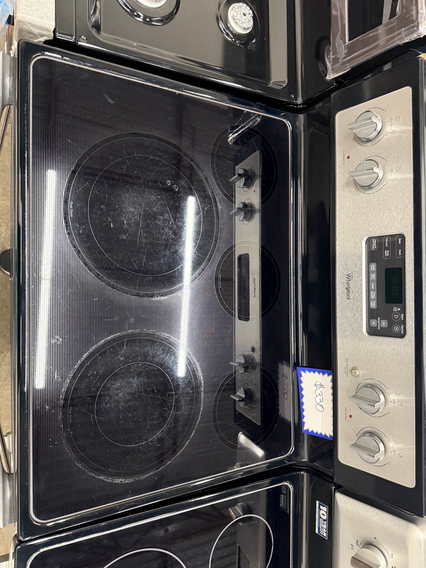 Whirlpool 30” Stainless Steel Electric Range – 6.4 Cu. Ft. – WFE540H0ES0