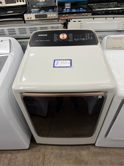 Samsung DVE52A5500W 7.4 Cu. Ft. Smart Electric Dryer with Steam Sanitize+ – White