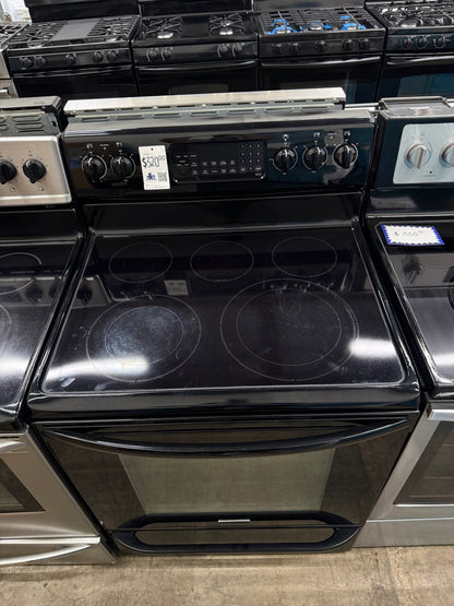 KitchenAid KERS206XBL0 30” 5.8 Cu. Ft. Freestanding Electric Range with Convection – Black