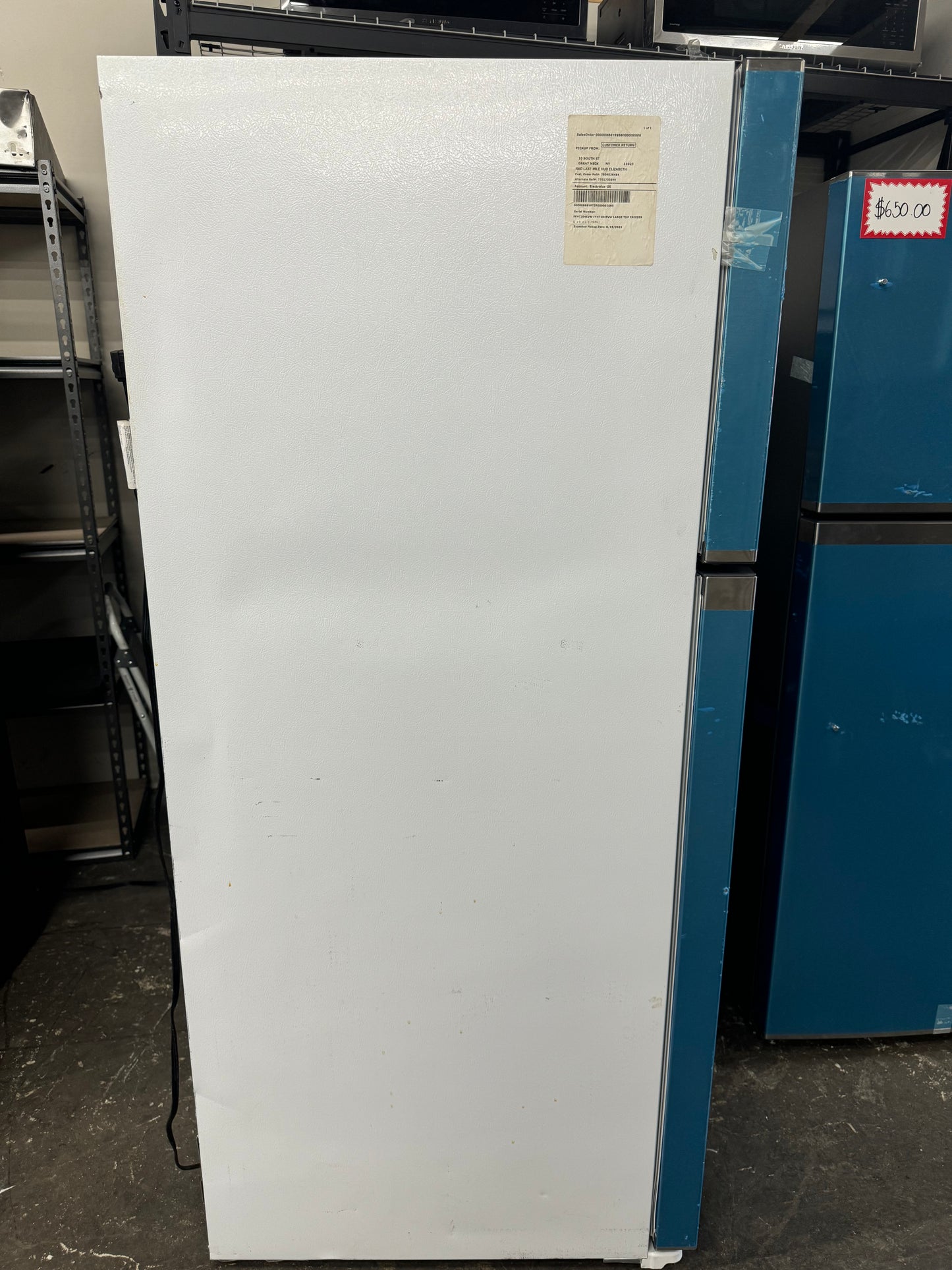 Frigidaire Top and Bottom Refrigerator