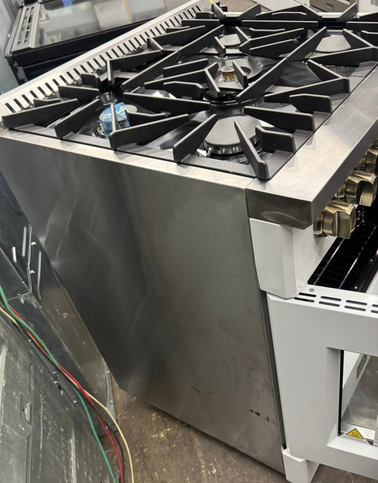 FORNO Galiano 30-in Deep recessed 5 burners Convection Oven Freestanding Dual Fuel Range ( White ) #FFSGS6356-30WHT