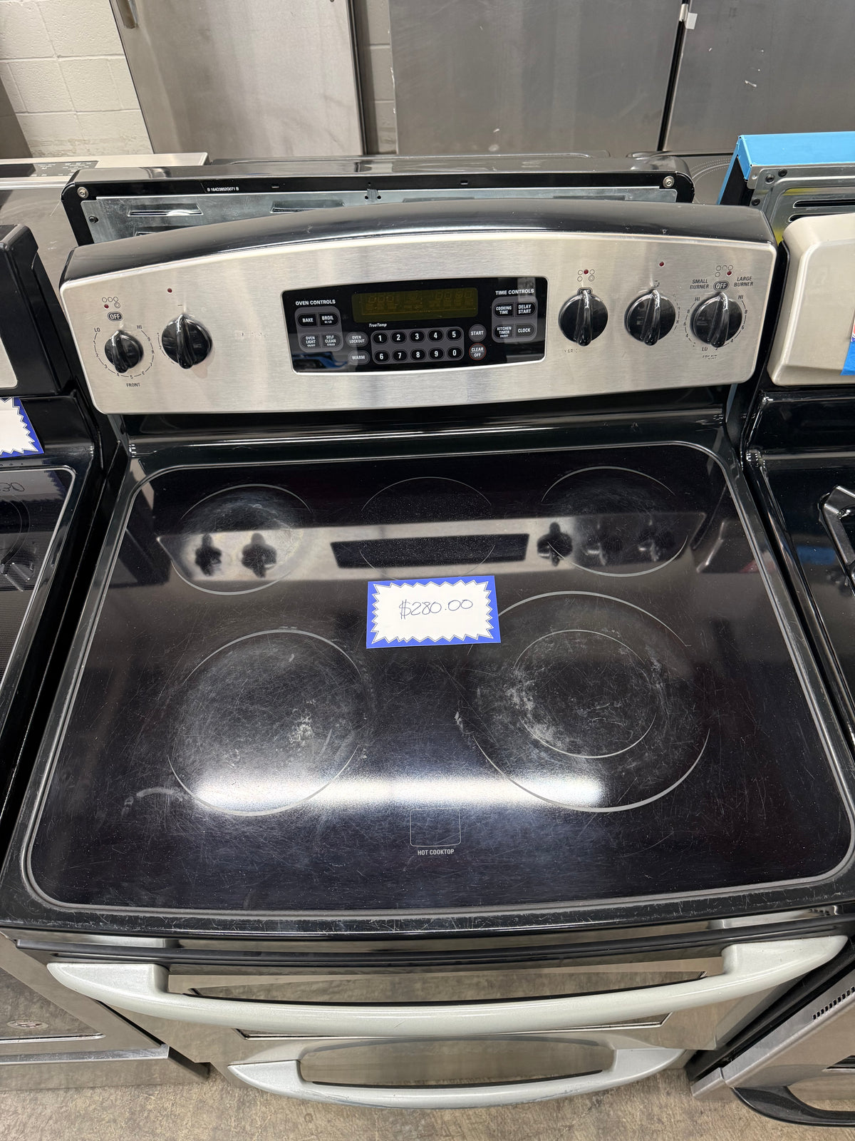 GE 30” Electric Range – Stainless Steel