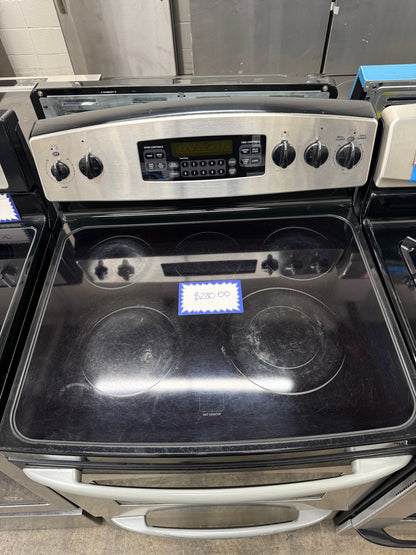 GE 30” Electric Range – Stainless Steel