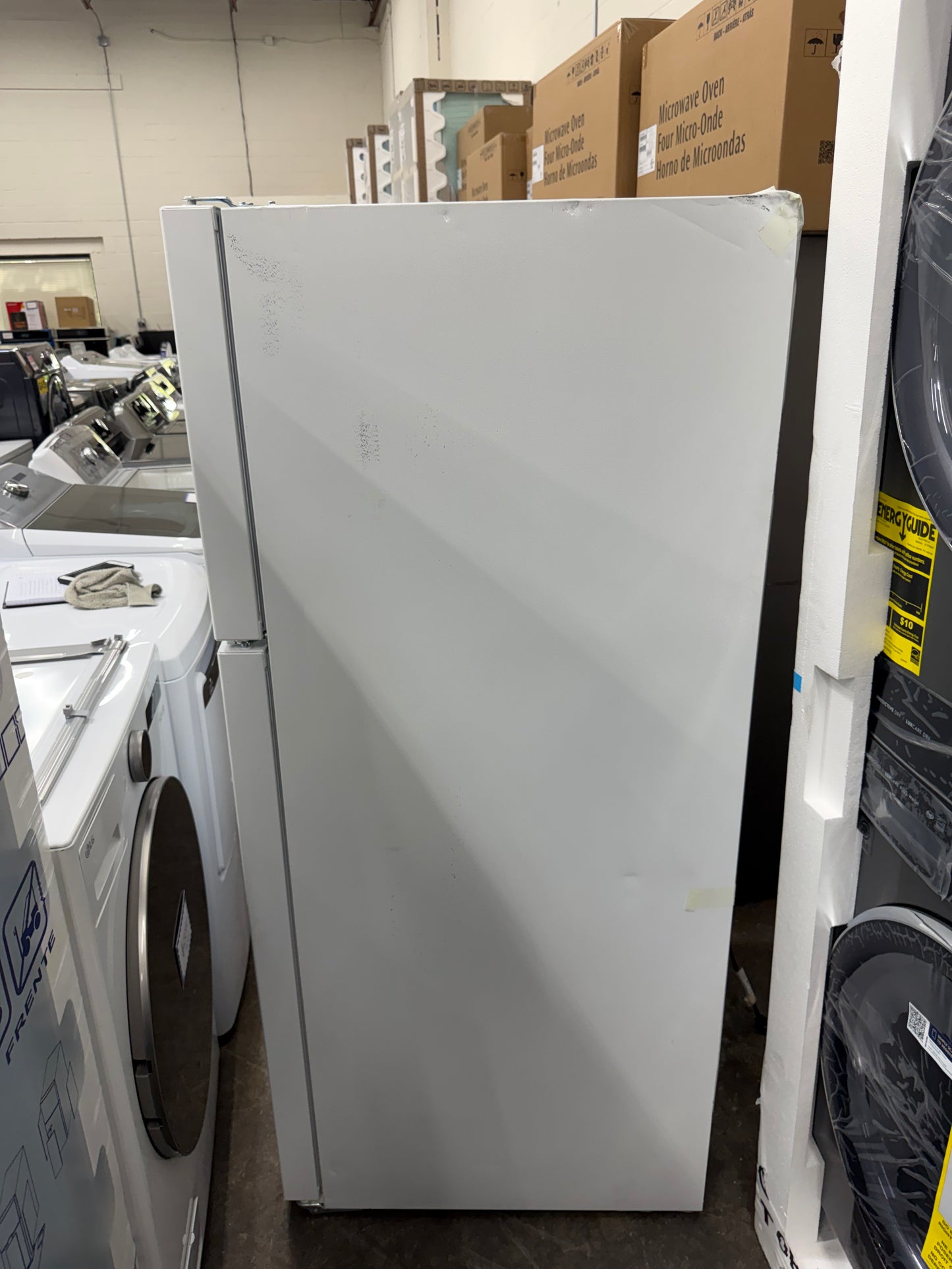 Frigidaire FFTR2045VW 20 Cu. Ft. Garage-Ready Top-Freezer Refrigerator