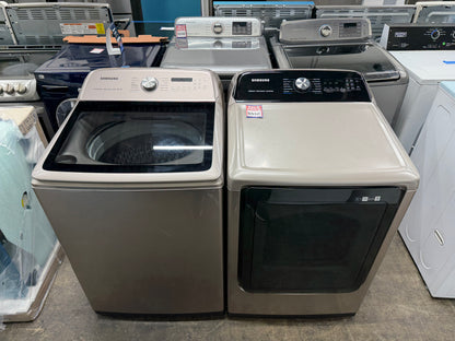 Samsung Washer and Electric Dryer Set WA54R7600AC and DVE52A5500C