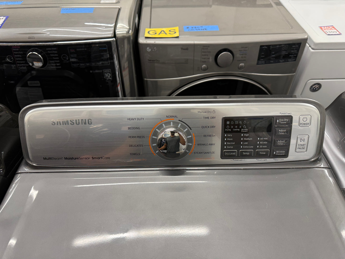 Samsung WA56H900AP/A2 & DVE50M7450P/A3 Washer & Electric Dryer Set – Platinum