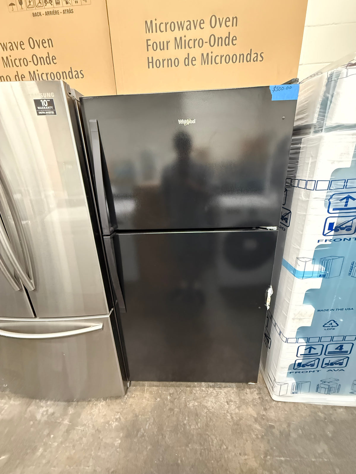 Whirlpool WRT311FZDB05 20.5 Cu. Ft. Top-Freezer Refrigerator