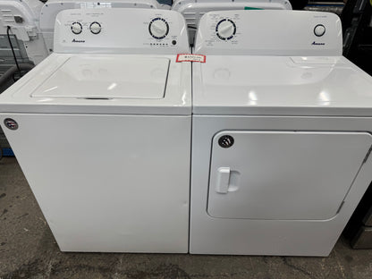 28 Inch Wide 3.5 Cu. Ft. Electric Washer and 29 Inch Wide 6.5 Cu. Ft. Electric Dryer Laundry Pair with Automatic Dryness Control