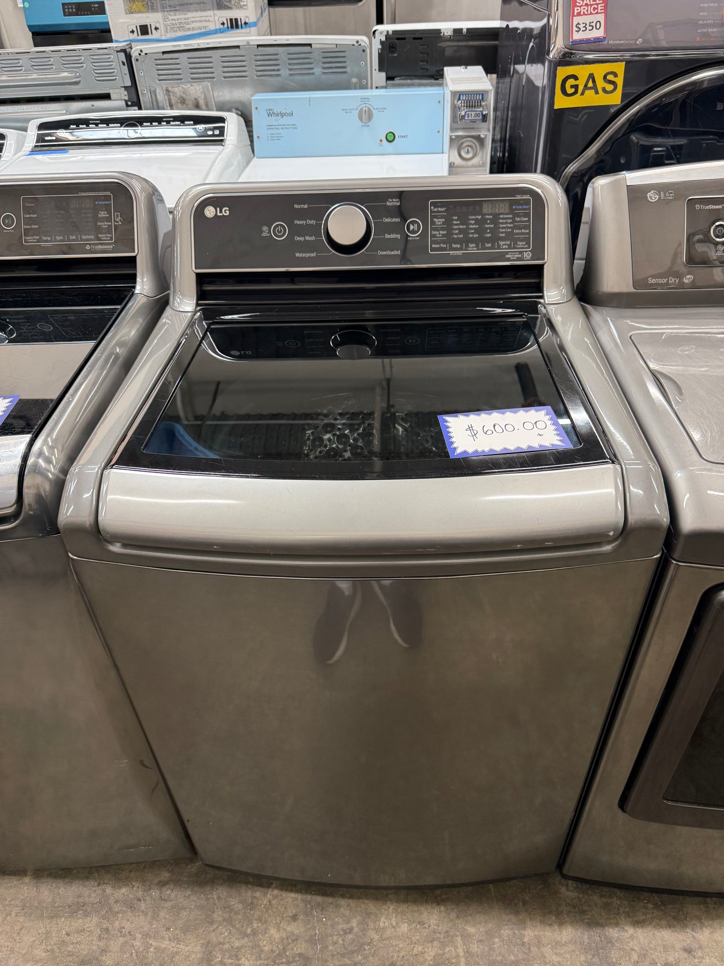 LG WT7400CV / DLEX5680V Washer & Electric Dryer Set – 5.5 Cu. Ft. / 7.4 Cu. Ft.