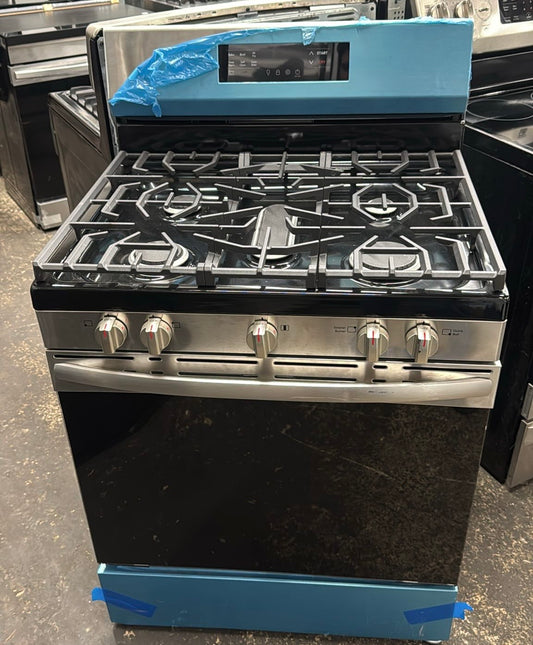 30 in 5 Burner Freestanding Gas Range in Stainless Steel with Quick Boil and Steam Clean #FCRG3062AS
