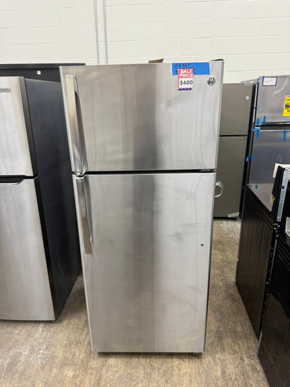 GE GIE18GSHHRSS 17.5 Cu. Ft. Stainless Steel Top-Freezer Refrigerator