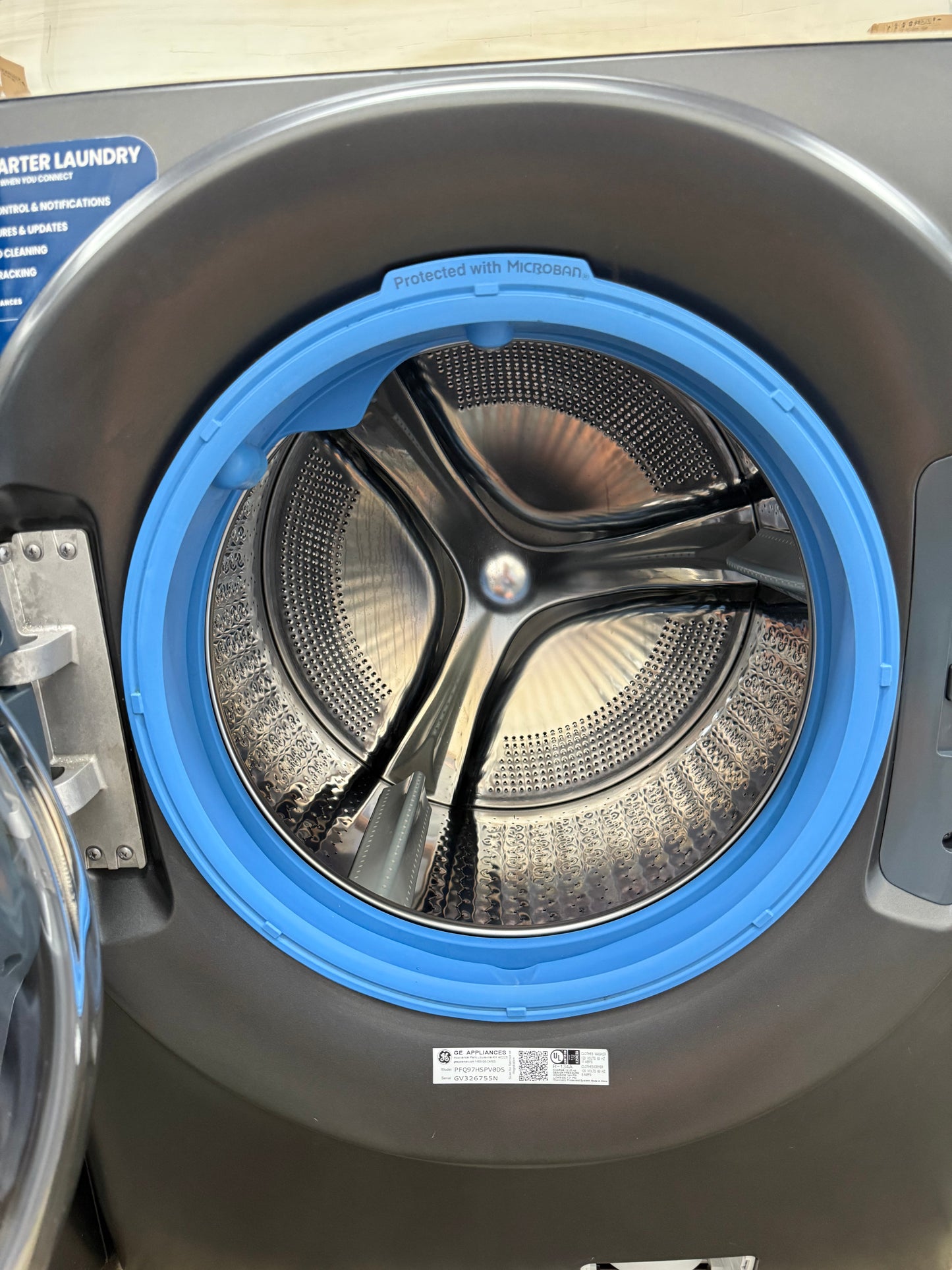 GE Profile 4.8 Cu. Ft. UltraFast All-in-One Washer & Dryer Combo – Ventless Heat Pump