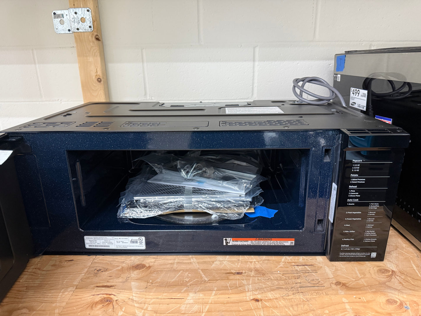 Samsung ME11A7510DS 1.1 Cu. Ft. Over-the-Range Microwave – Stainless Steel
