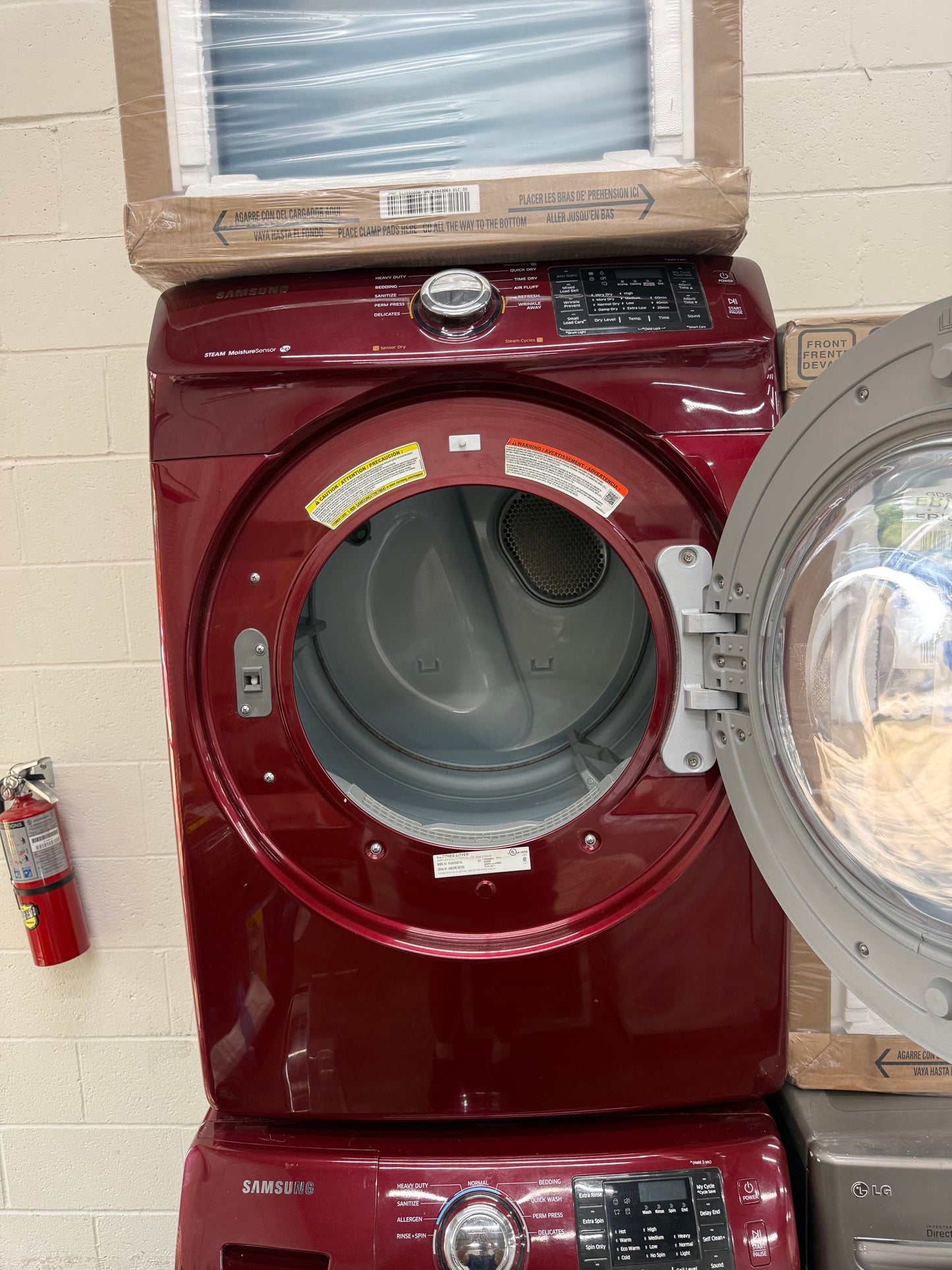 Samsung 4.2 Cu. Ft. Front Load Washer and 7.5 Cu. Ft. Electric Dryer Set
