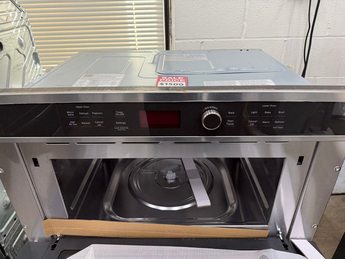 GE 6.7 Cu. Ft. Combination Double Wall Oven with Microwave JT3800SHASS