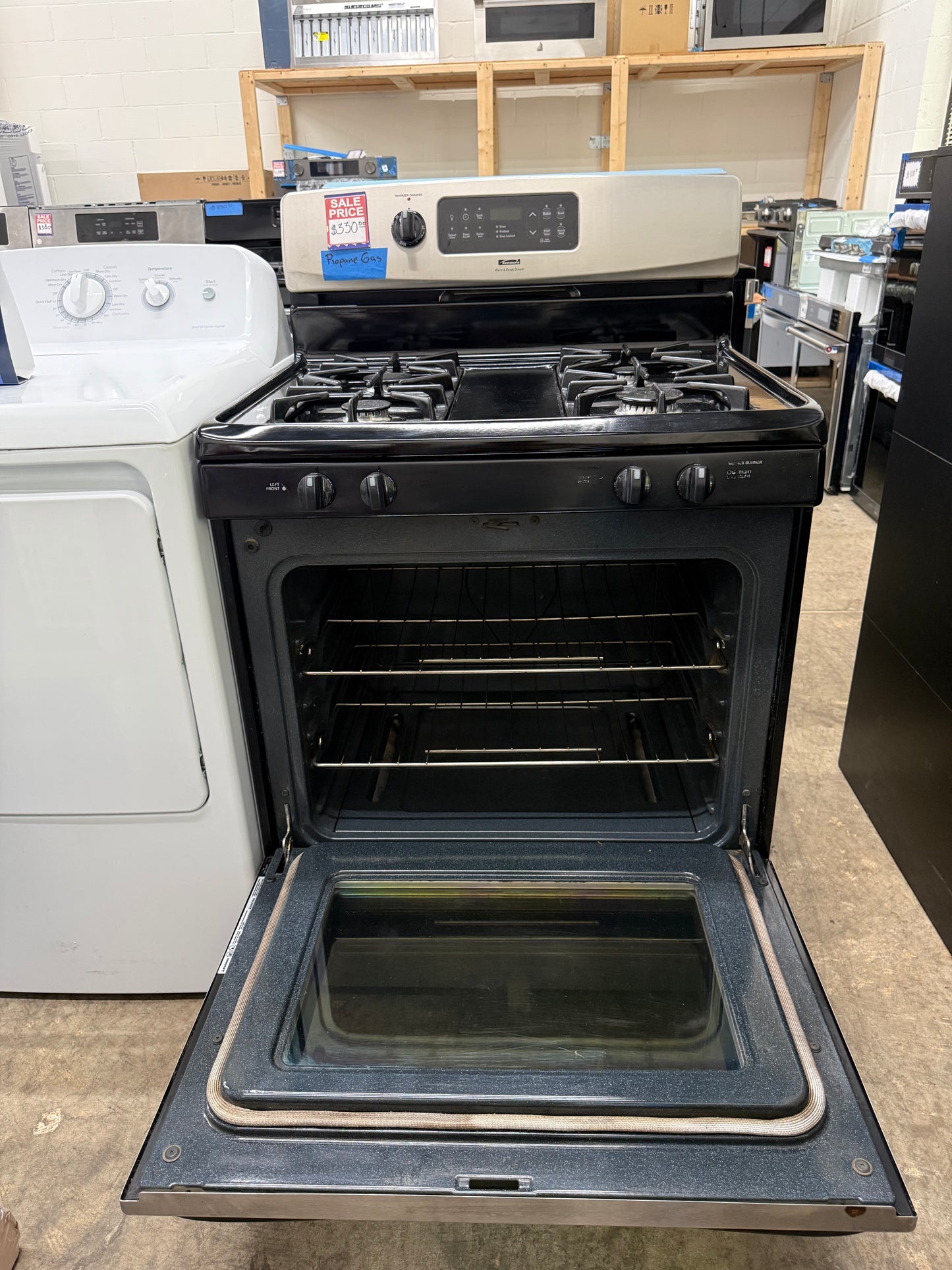 Kenmore 790.78733402 30” Freestanding Propane Gas Range