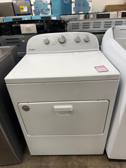 Whirlpool 7.0 Cu. Ft. Electric Dryer with AccuDry™ – White