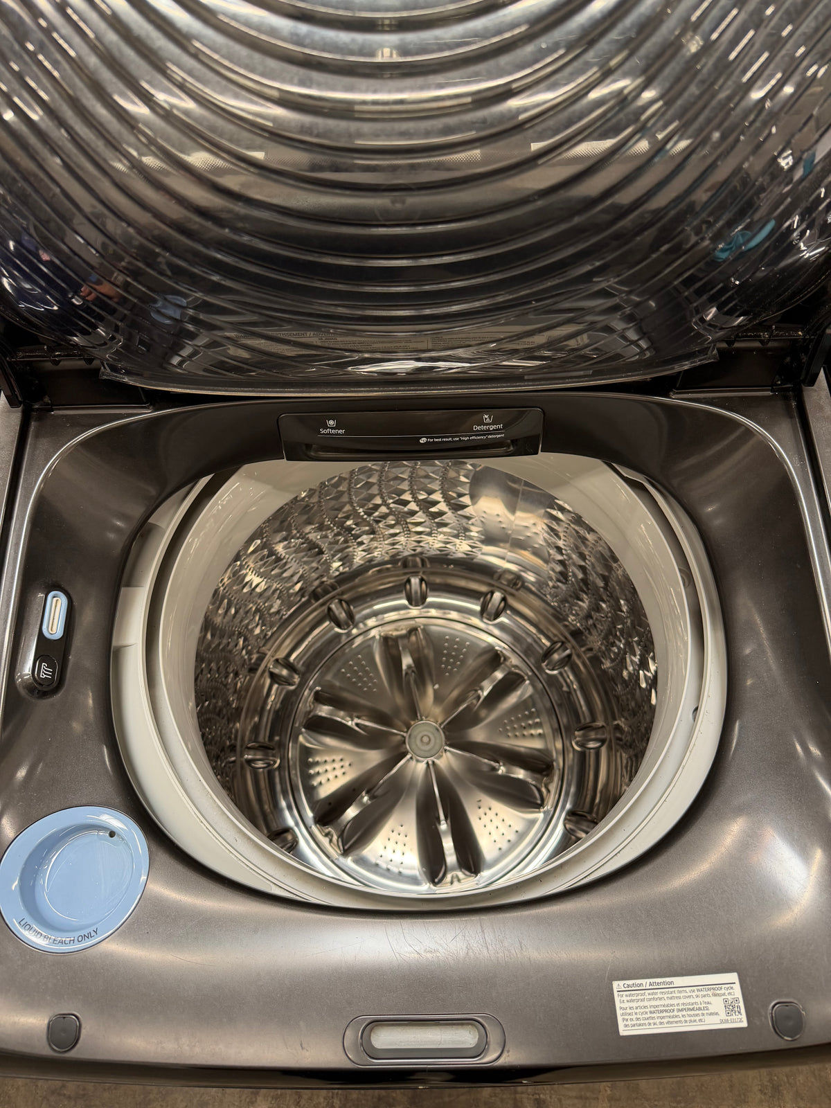 Samsung WA54M8750AV/A4 Washer & DV50K8600EV/A3 Electric Dryer Set – Black Stainless