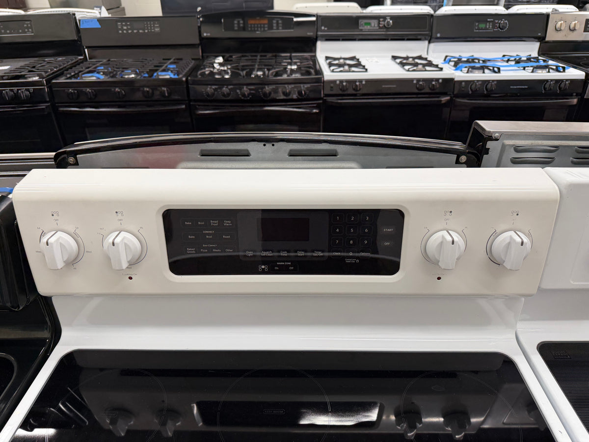 KitchenAid KERS202BWH0 Used 30” Freestanding Electric Convection Range
