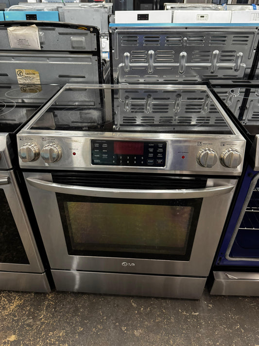 LG 30in Slide In Electric Stove