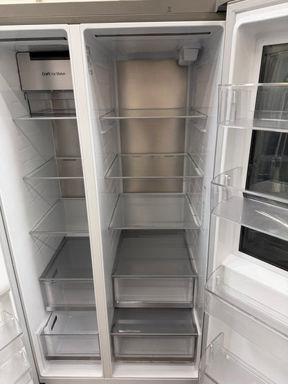 LG 27.1 Cu. Ft. InstaView Side-by-Side Refrigerator Stainless Steel LRSOS2706S