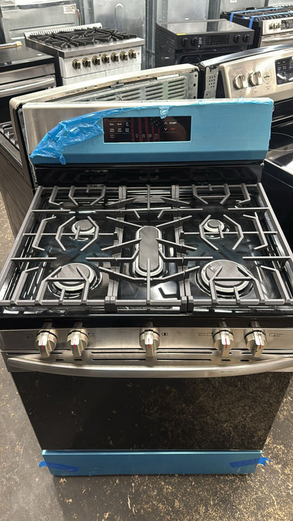 30 in 5 Burner Freestanding Gas Range in Stainless Steel with Quick Boil and Steam Clean #FCRG3062AS