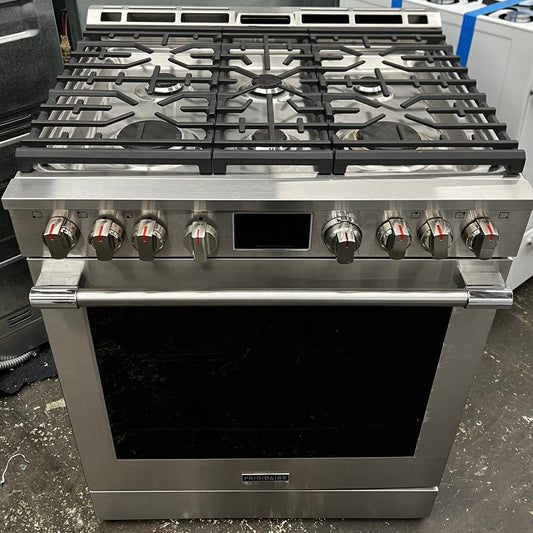 30in Frigidaire Professional Gas Range (PCFG3080AF) - SmudgeProof Stainless Steel