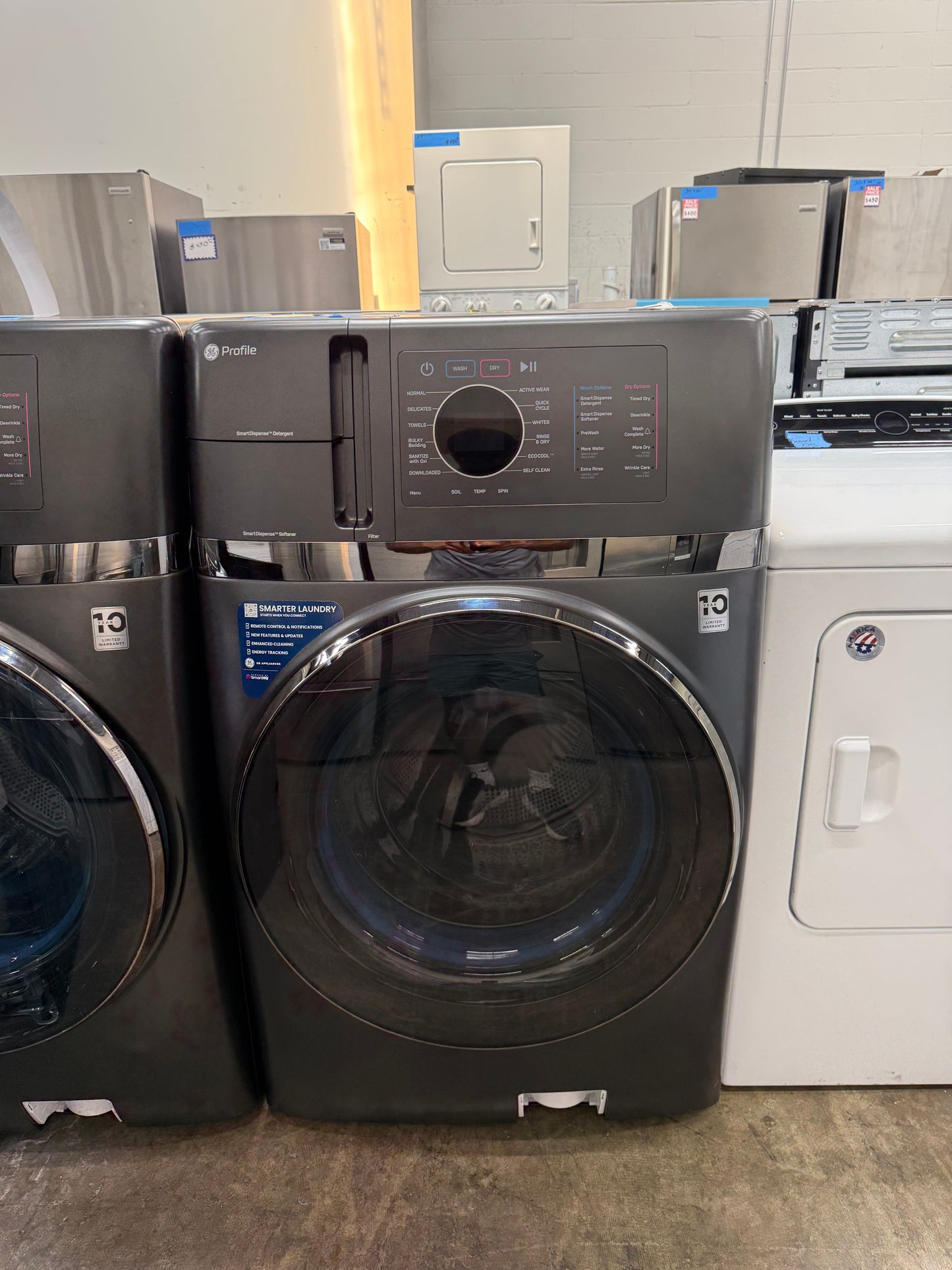 GE Profile 4.8 Cu. Ft. UltraFast All-in-One Washer & Dryer Combo – Ventless Heat Pump