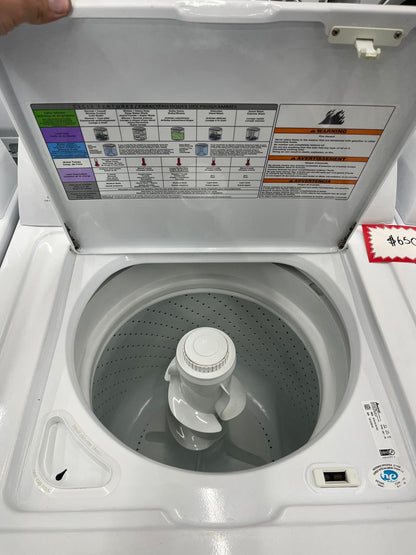 28 Inch Wide 3.5 Cu. Ft. Electric Washer and 29 Inch Wide 6.5 Cu. Ft. Electric Dryer Laundry Pair with Automatic Dryness Control