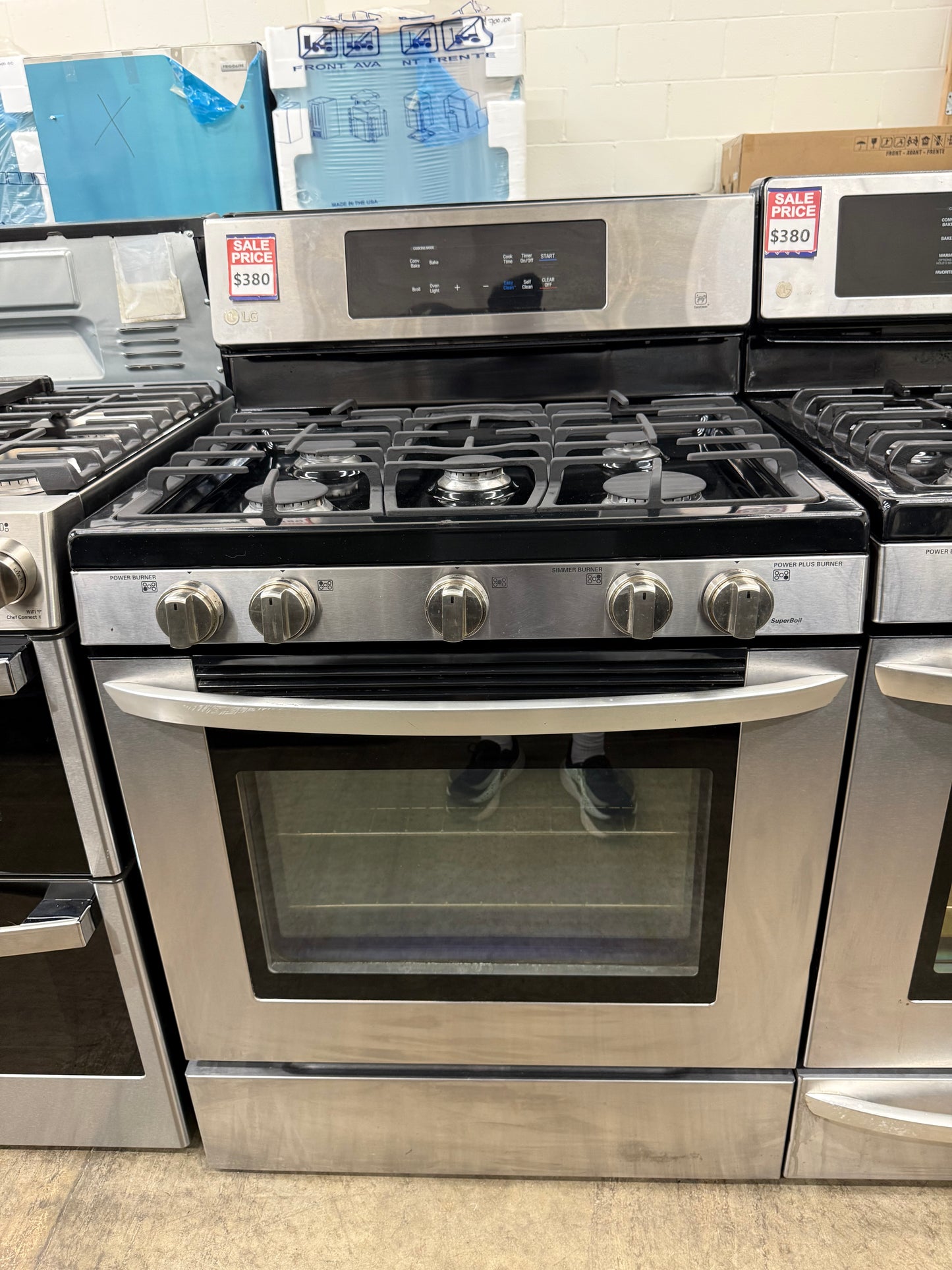 LG LRG3081ST/00 30” 5.4 Cu. Ft. Freestanding Gas Range with EasyClean® – Stainless Steel